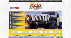 Desktop Screenshot of holaautosales.net